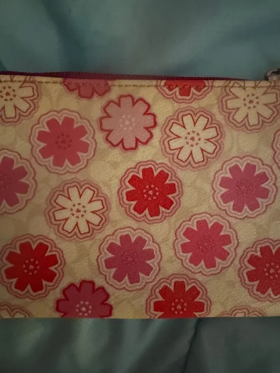 Coach Pink Flower mini wristlet - Picture 9 of 12